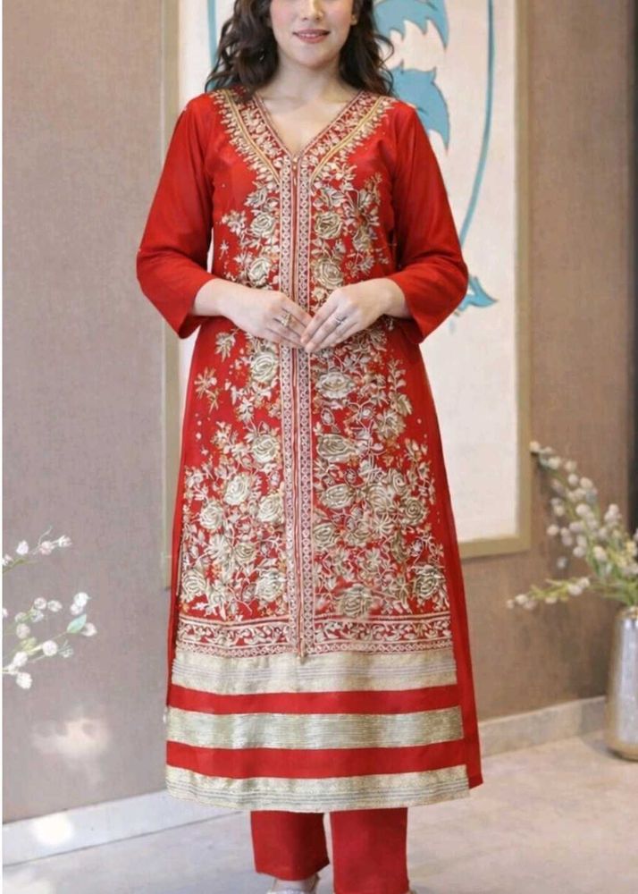 Heavy work Embroidered  Suite