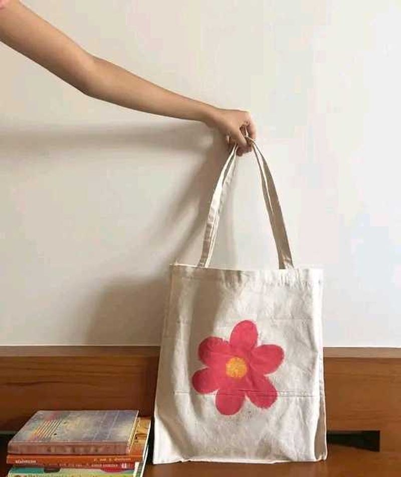 Cute Flower Tote Bag