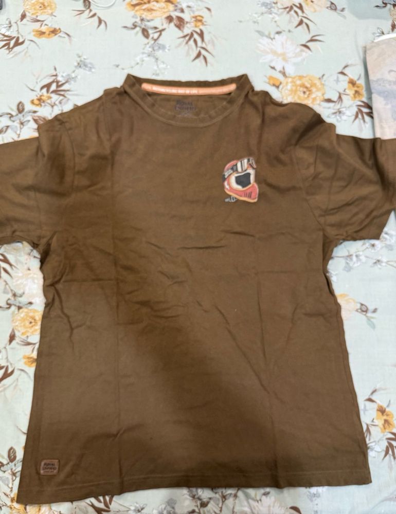 Brown Graphic T-Shirt