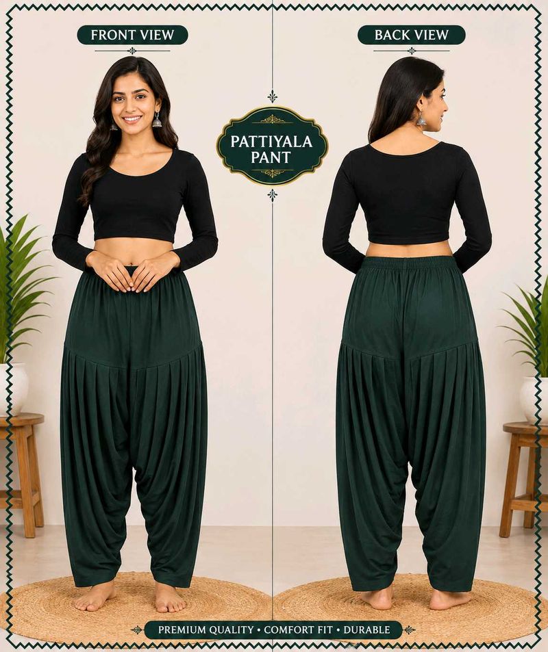 Lycra Pattiyala pant XL