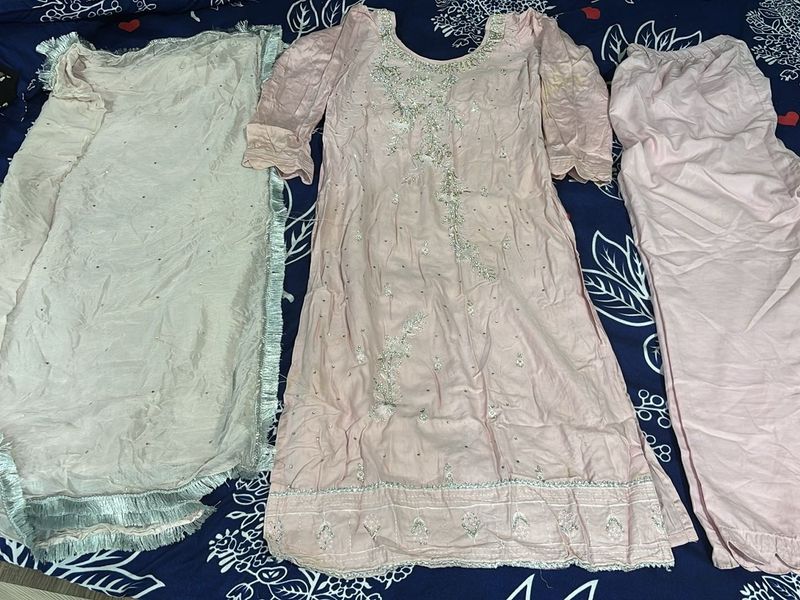 Elegant Pink Kurta Set with Dupatta