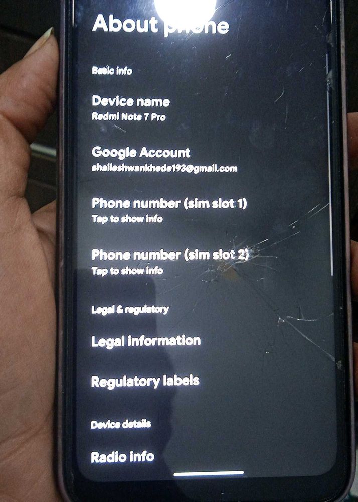 Redmi Note 7 Pro Mobile With Charger