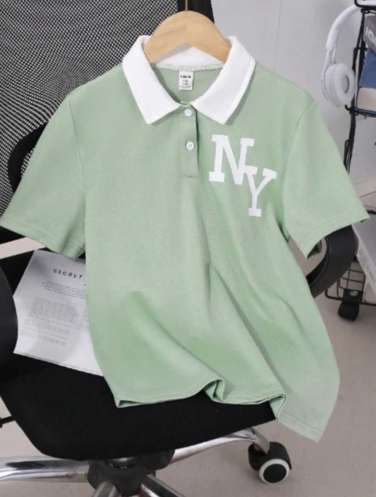 Light Green NY Polo  tShirt Size XXL