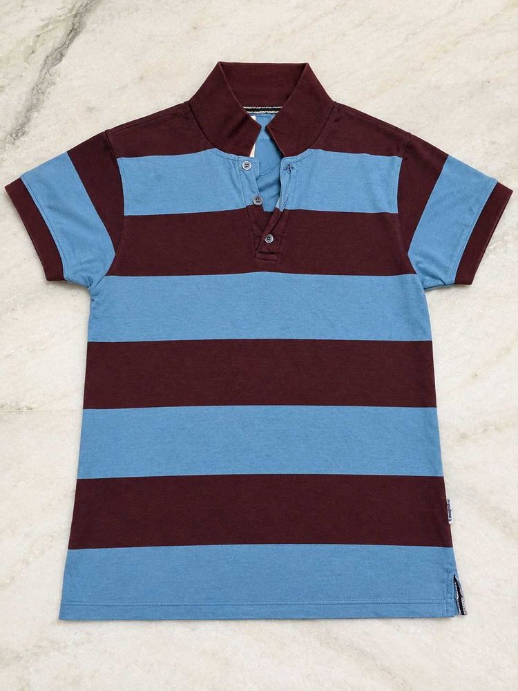 Striped Polo T-Shirt