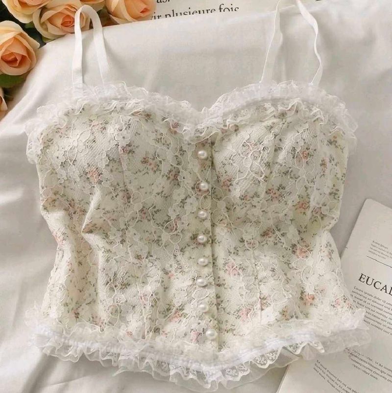 Floral Lace Camisole Top