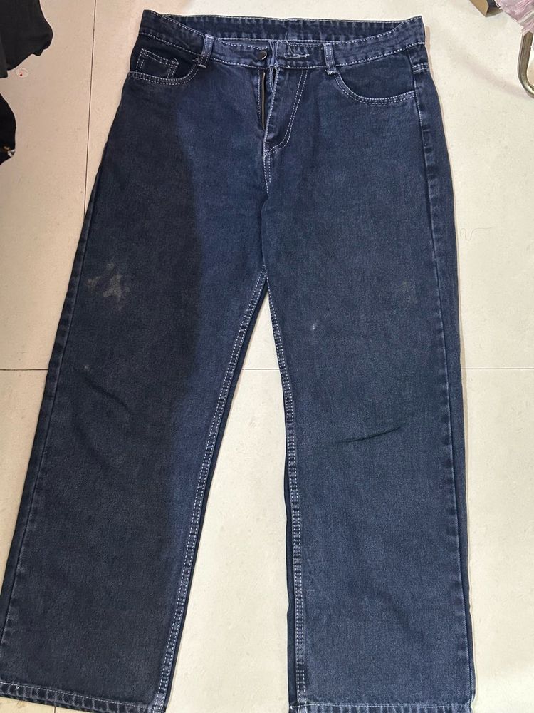 Asmee Collection blue straight leg denim