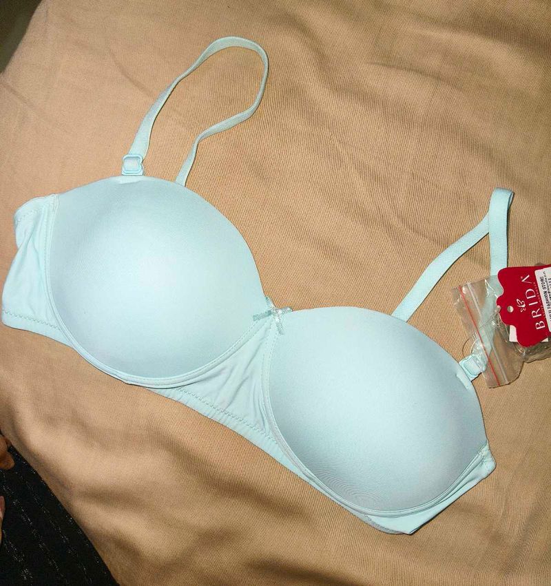 Light Blue Padded Bra