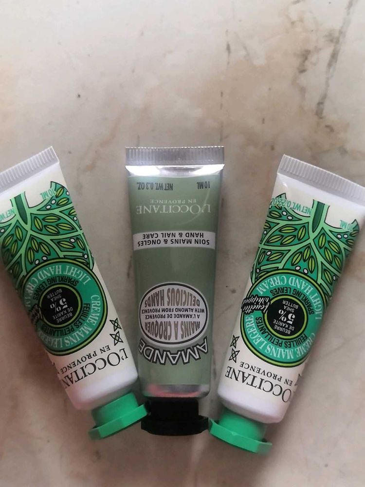 Loccitane Hand Cream 10 Ml Each Pack Of 3
