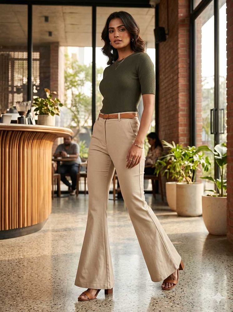 Classic Beige Trousers