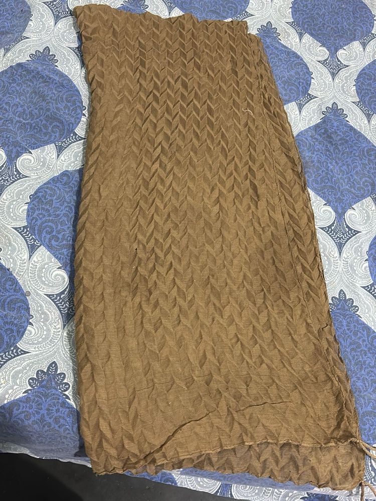 Beautiful Brown Dupatta stole
