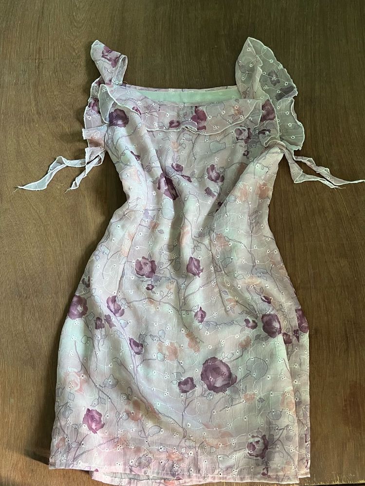 pink lavender dress