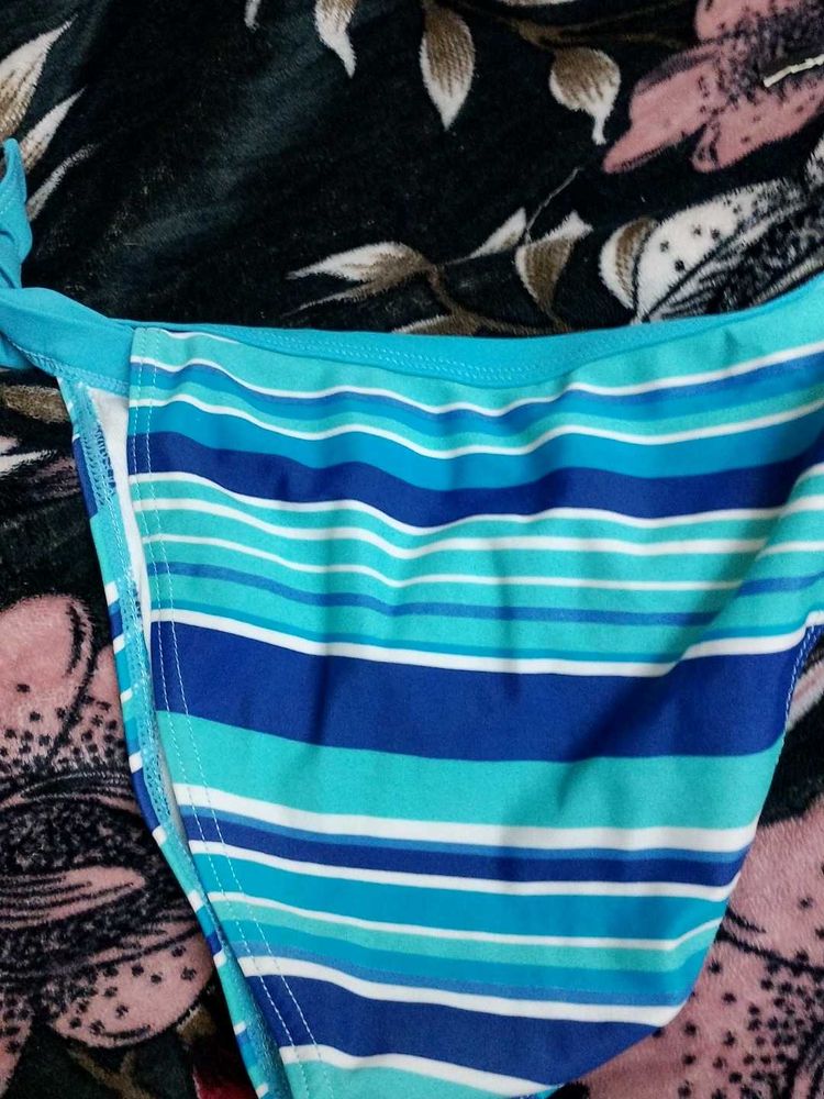 Striped Bikini Bottom - Beach Ready!