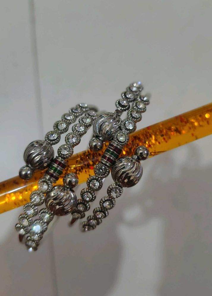Sparkling Gemstone Bangles