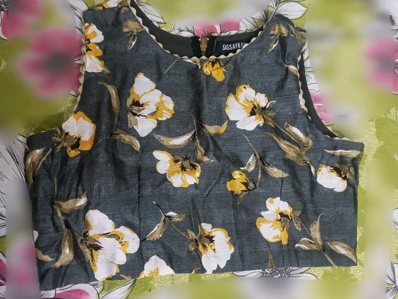Printed Crop Top