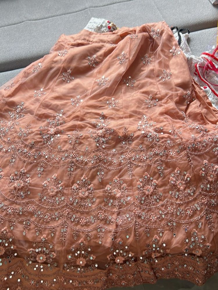 Designer Embroidered Lehenga Skirt