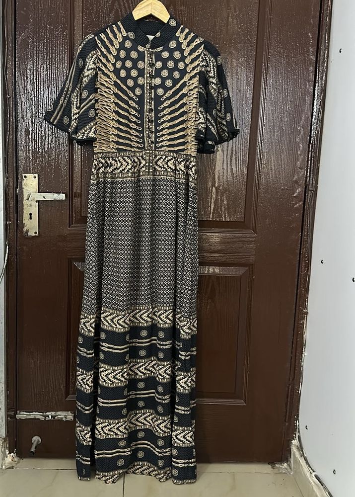 LABEL RITU KUMAR  Bohemian Print Maxi Dress