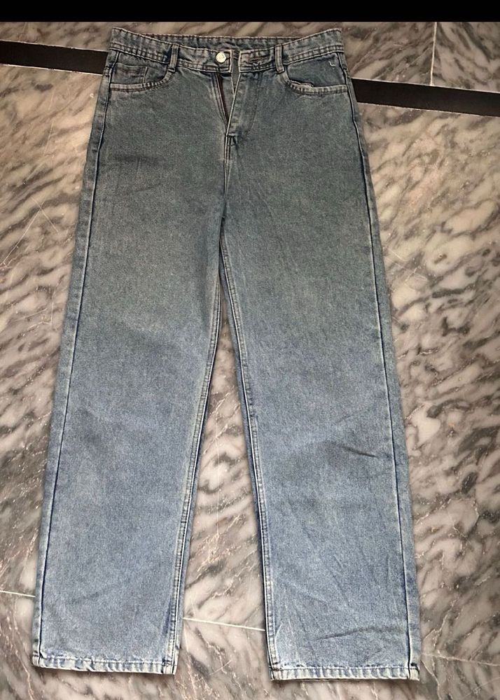 Combo Of Blue Jeans And Bonkers Baby Tee
