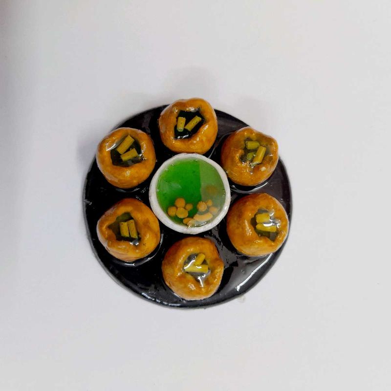 Pani Puri - Fridge Magnet