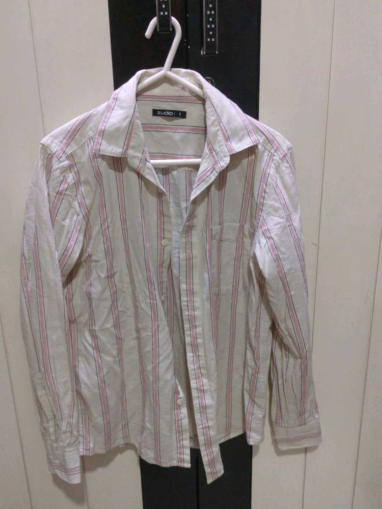 Men's Striped Casual Shirt