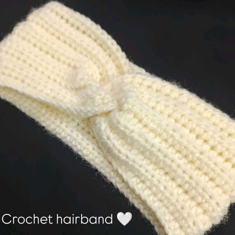 Handmade Crochet Knot Hair Band for Women &amp; Girls