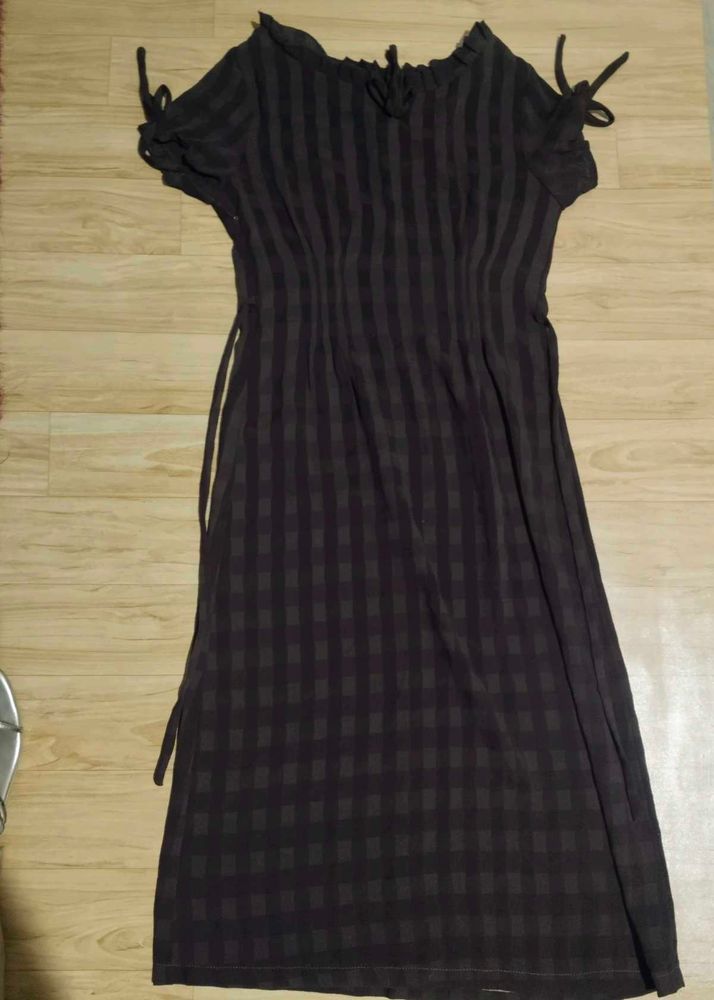 Chic Striped Midi Dress