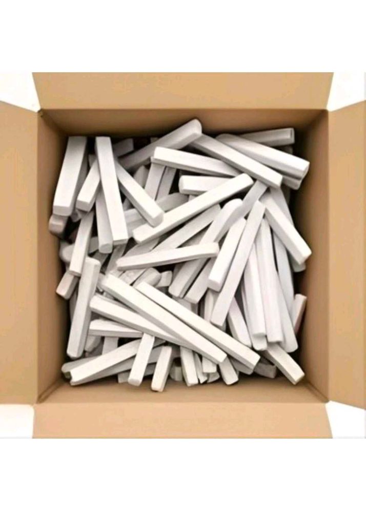 Bulk White Chalk Sticks 1kg