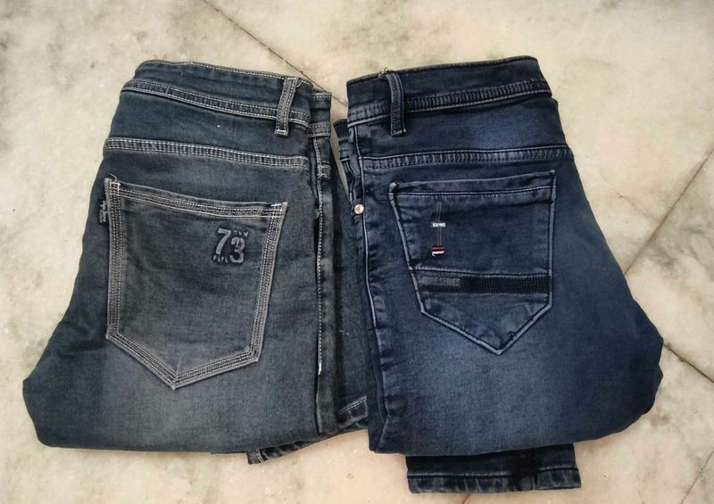 Men’s Denim Jeans Combo (2 Pants) 🔥
