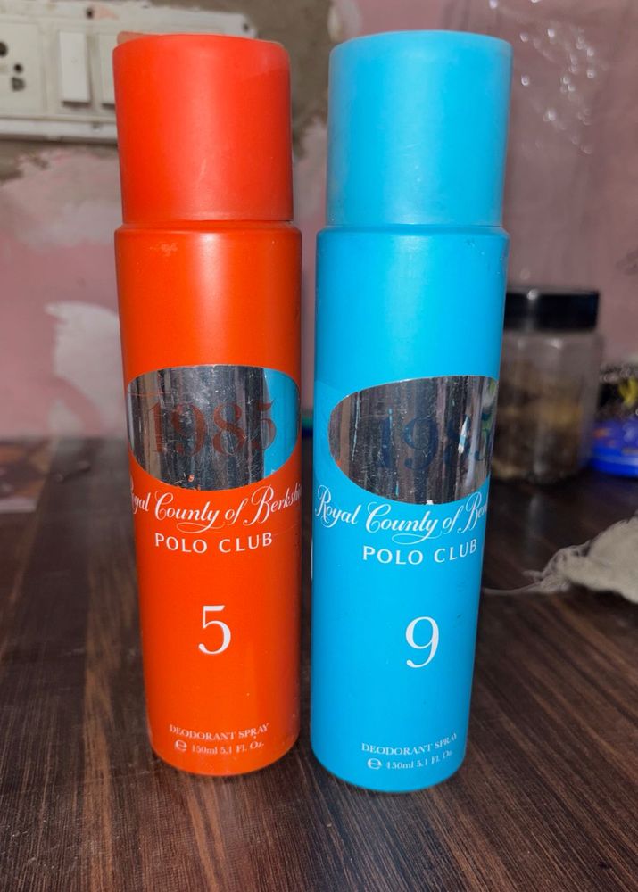 Polo Club Deodorant Sprays - 5 &amp; 9(pick any)