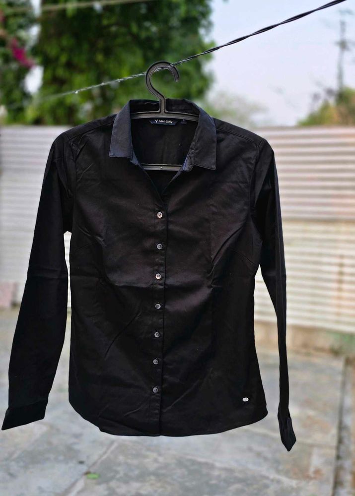 Classic Black Button-Up Shirt