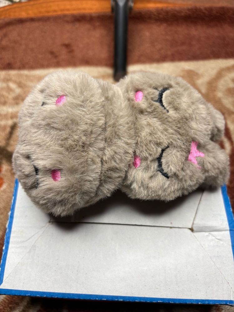 Sale2025 Winter Faux Fur Bunny Earmuffs,Adjust Fu