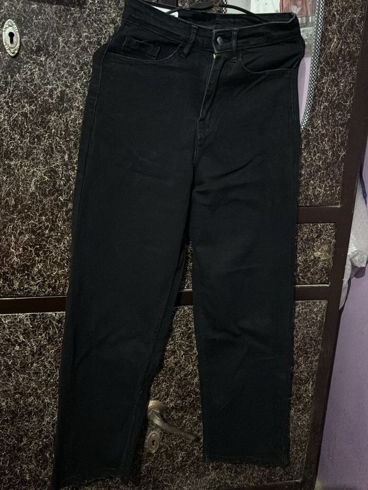 Black Wide Leg Jeans