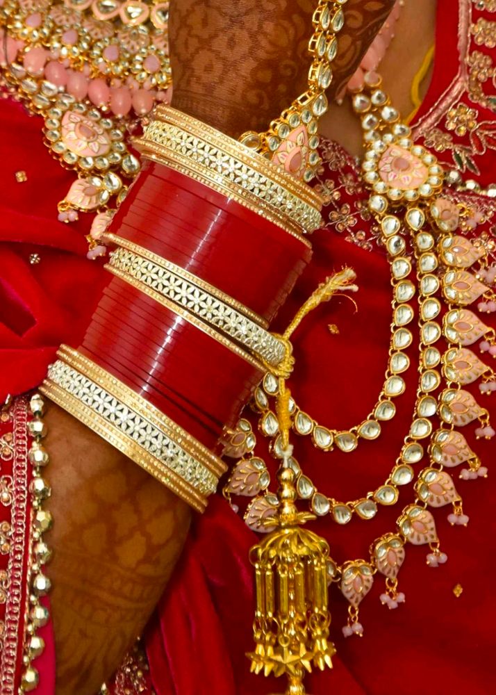Traditional Indian Bridal Bangles &amp; Necklace Set