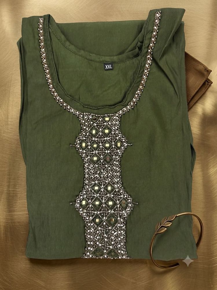 Elegant Embellished Kurta Set