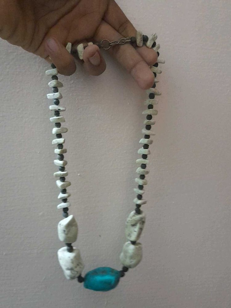Boho Stone Bead Necklace