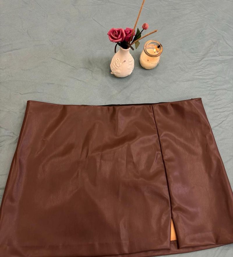 H&amp;M Leather Skirt