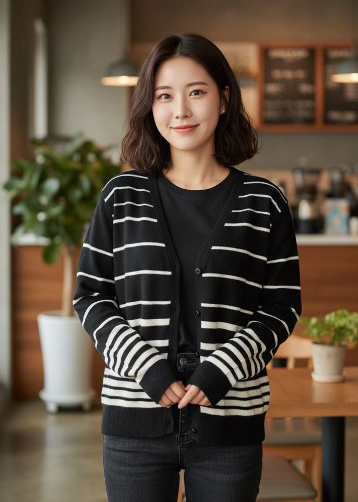 Striped Cardigan