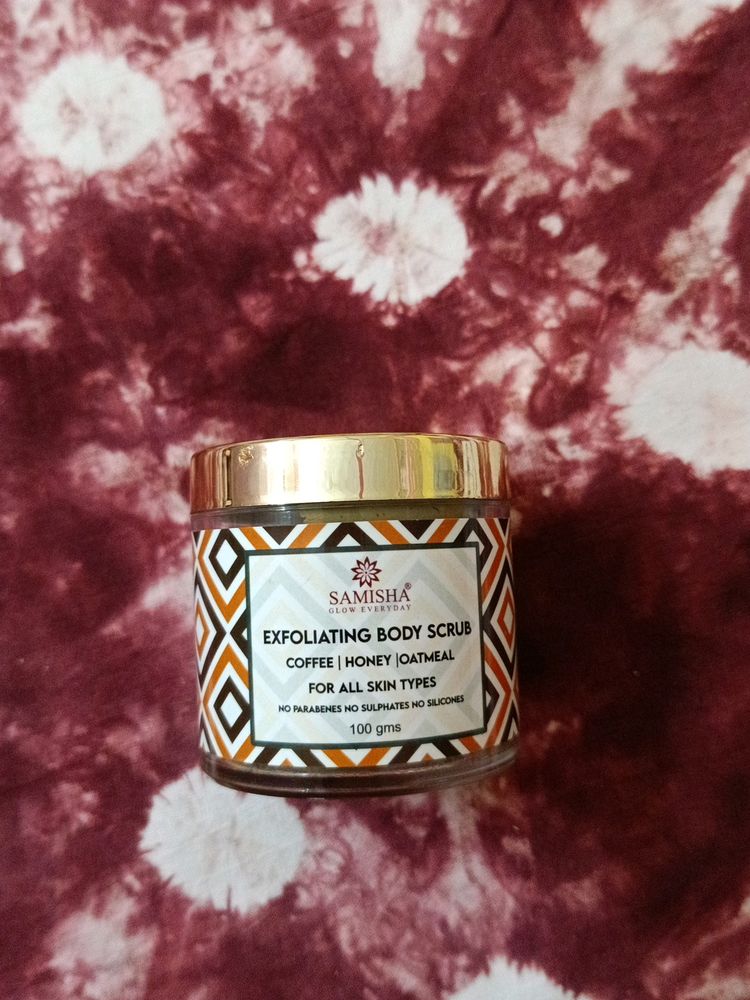 Samisha Exfoliating Body Scrub Coffee, Honey &amp; Oat