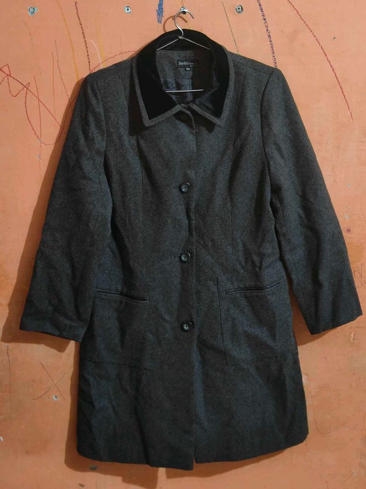Women’s Black Formal Long Coat