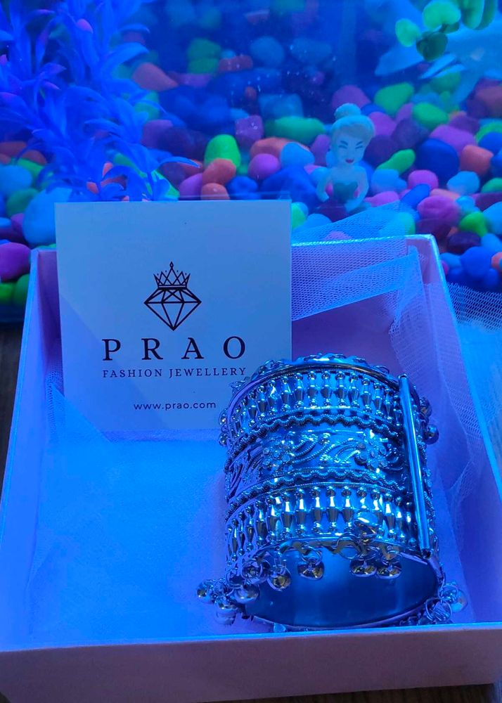 PRAO Silver Cuff Bracelet