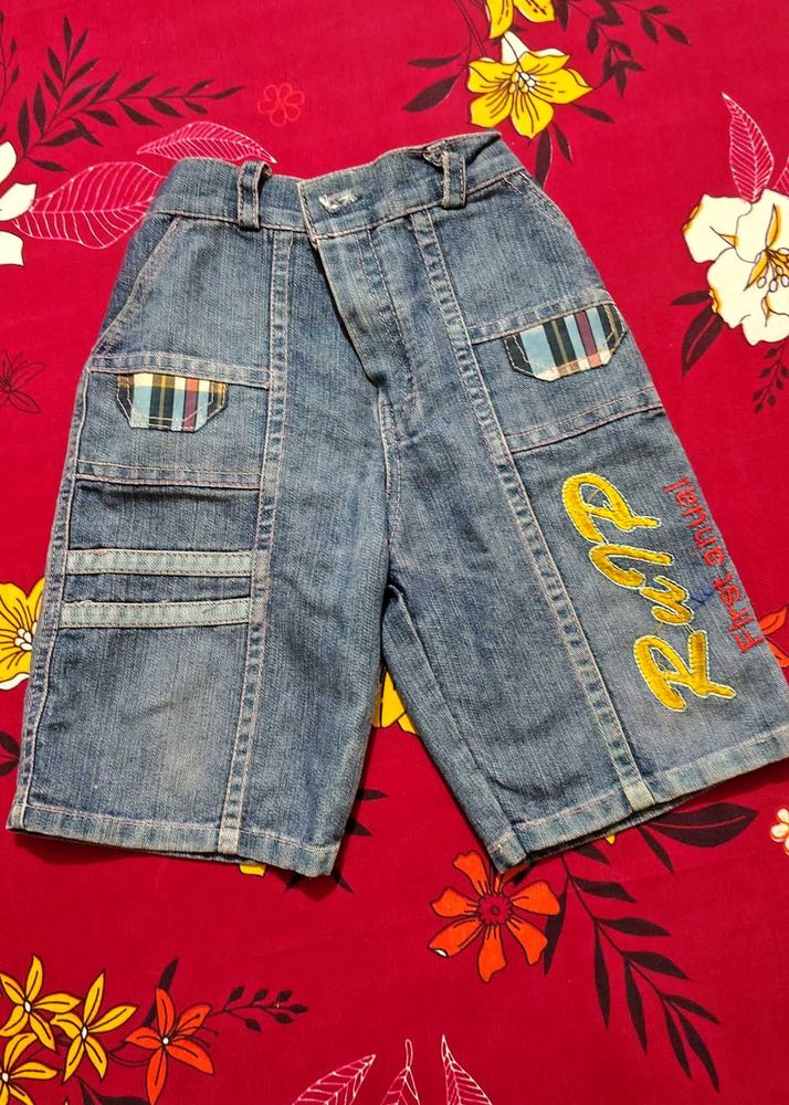Stylish Blue Denim Shorts