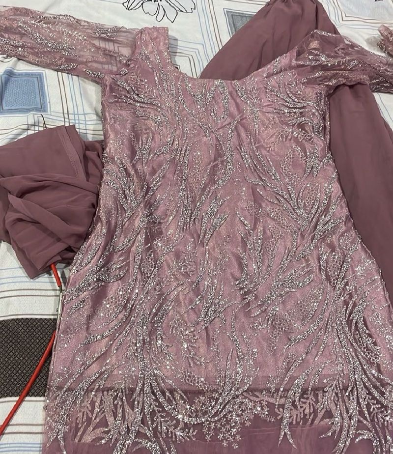Embellished Kurta Set