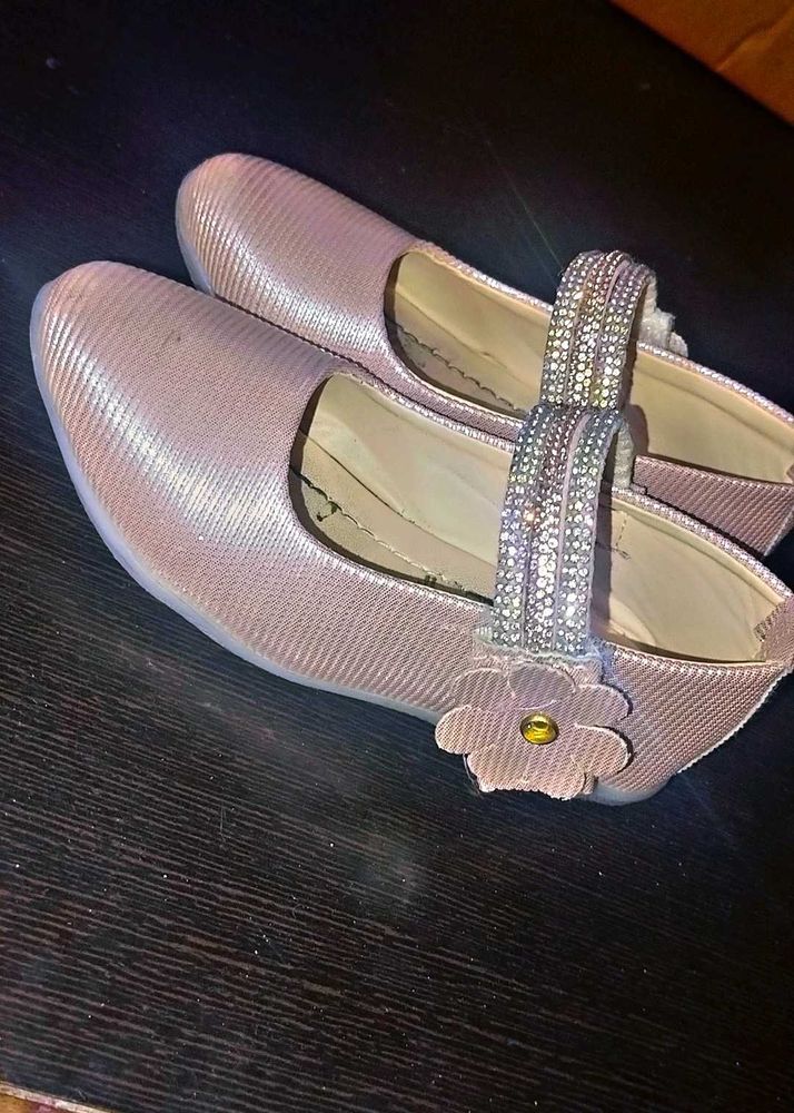 Sparkly Flower Girl Shoes