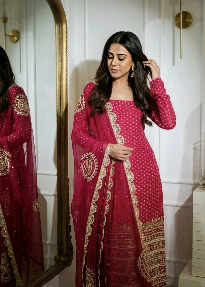 Beautiful Pink Kurta Set with Dupatta