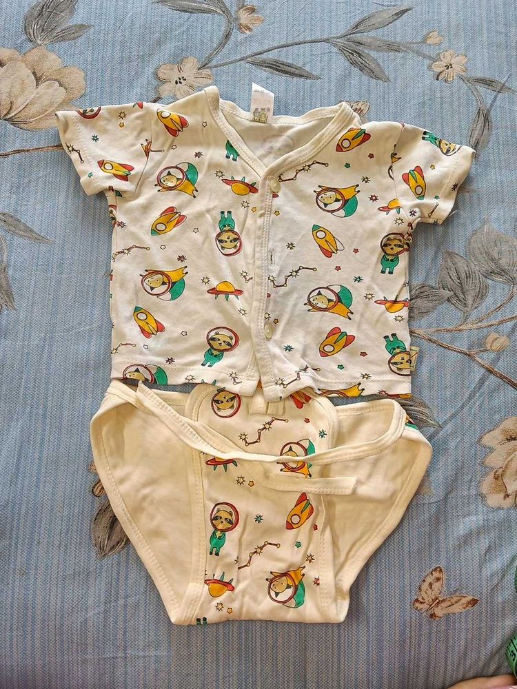 Cute Astronaut Baby Top &amp; Langot Set