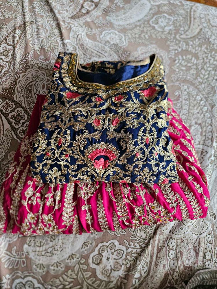 Festive vibes heavy sharara suit set