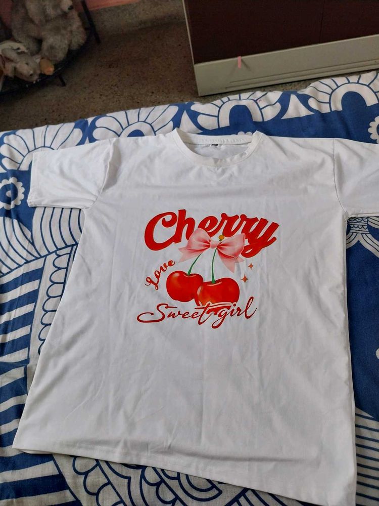 Cute Cherry Graphic T-Shirt
