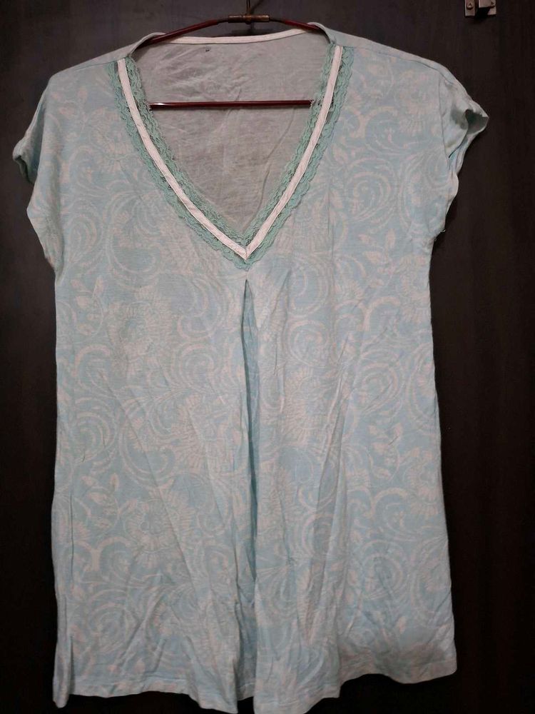 Blue woman nightsuit