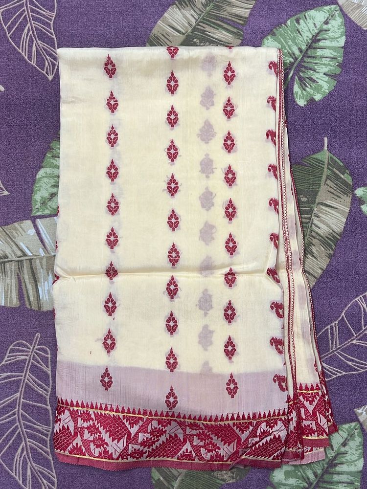 Kosa Saree- Kolkata Cotton- Saree: Printed