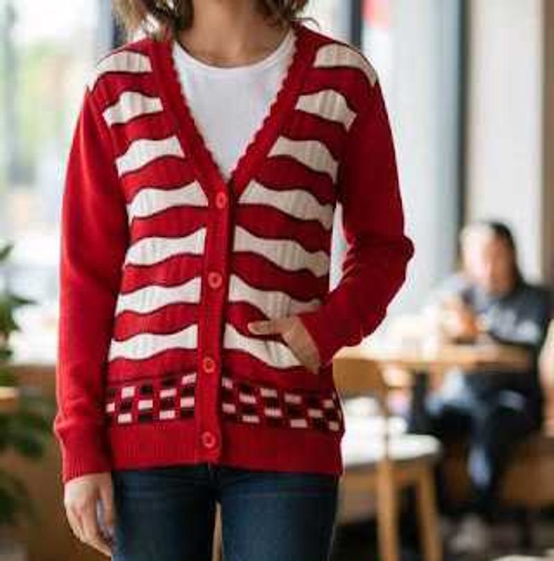 Striped Cardigan for womens