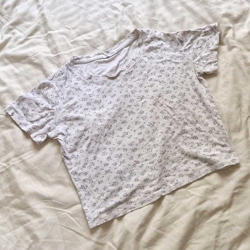 Cute Floral Print T-Shirt